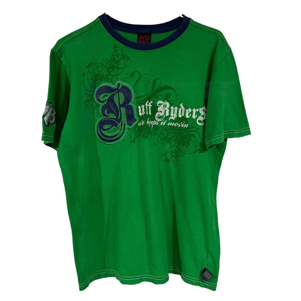 Ruff Ryders Clothing Ruff Ryders Keeps It Movin Shirt Size 14/16 Adult Small